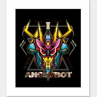 ANGRY[BOT] T SHIRT Posters and Art